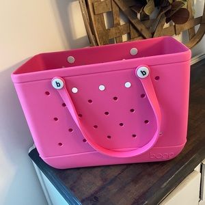 HAUTE PINK BOGG BAG hot pink Bogg bag large xl